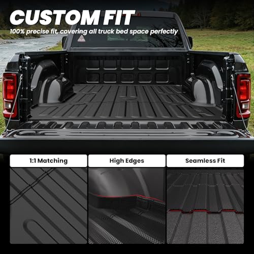 8FT Truck Bed Mat for RAM 1500