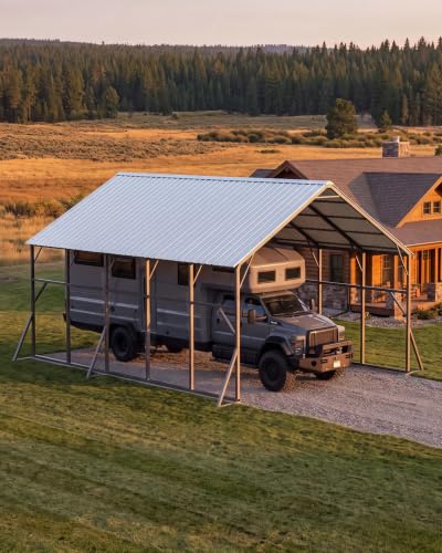 20x25x14 ft Metal Carport for RV