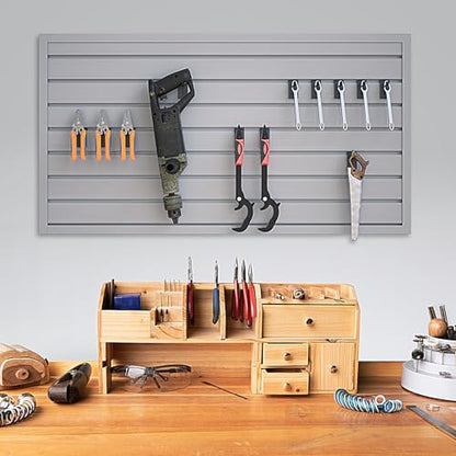 2 x 4ft Slatwall Panel Wall Storage Systems