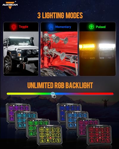 12 Gang Switch Panel Bluetooth RGB AC