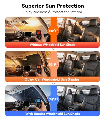 Vinyl Coating Heat Shield] Windshield Sun Shade Umbrella Custom for Lexus GX