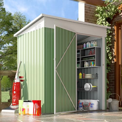 3' x 5' Metal Outdoor Storage Shed