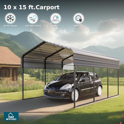 Metal Carport 10x15ft