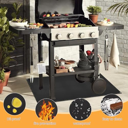 Under Grill Mat for Outdoor Grilling