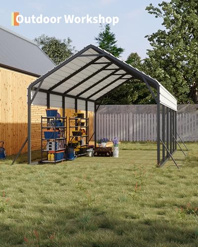 13x26x11 Ft Oversized Metal Carport