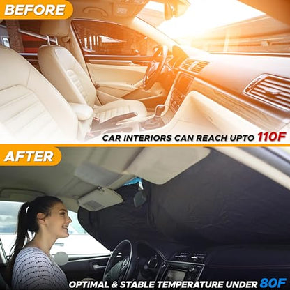 Car Front Windshield Sun Shade