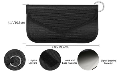 Faraday Bag for Phones & Car Keys (2 Count)