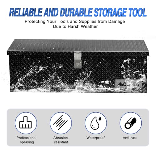 30 Inch Truck Tool Box Heavy Duty Aluminum Diamond Plate Toolboxes