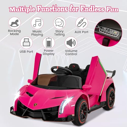 Pink Lamborghini Ride on Car