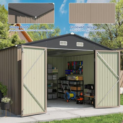 10x10 FT Outdoor Storage Shed