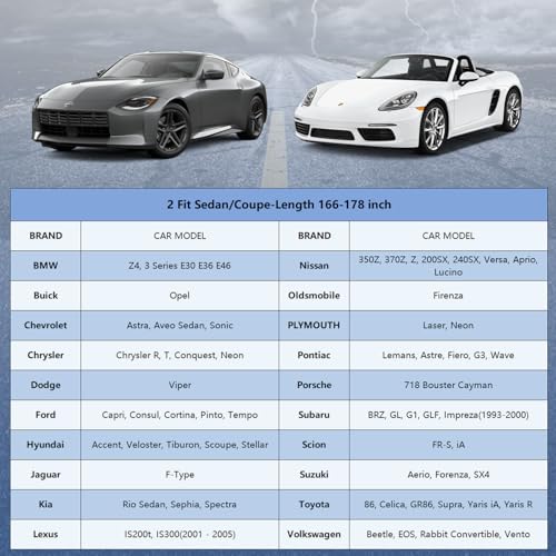 Car Cover Waterproof All Weather for Automobiles