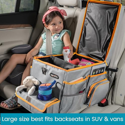 Front Seat Organizer with Tray and Cup Holders