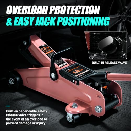 1.5 Ton Car Floor Jack Low Profile Hydraulic Trolley Service