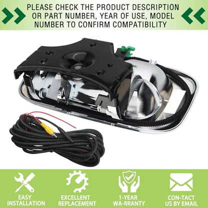 Backup Camera Tailgate Handle Rear View Camera Liftgate Latch Handle Chrome Compatible with 1999