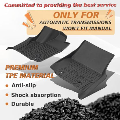 for Tacoma 2024+ Floor Mats Double