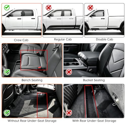 Floor mats for Dodge Ram 1500 Crew Cab 2025