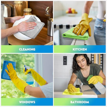 Microfiber Cleaning Cloth 12 Pack (12 Count)