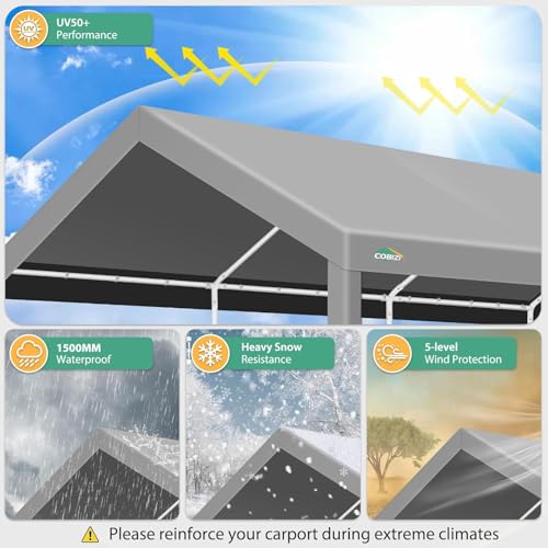 Carport 10x20ft Heavy Duty Portable Garage