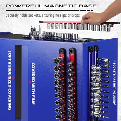 8 Piece Magnetic Socket and Wrench Organizer Set (8 Count)