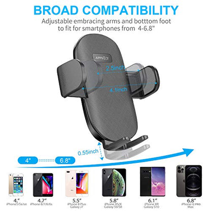 Suction Cup Car Phone Holder for Dashboard & Windshield