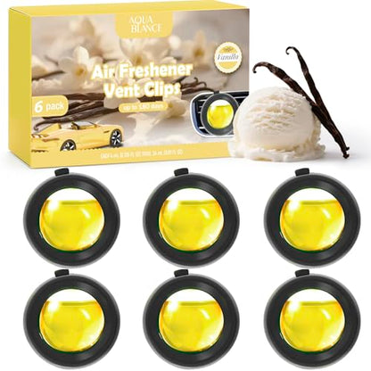Car Air Freshener Vent Clips (6 Count)