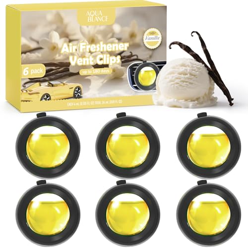 Car Air Freshener Vent Clips (6 Count)