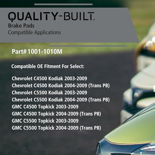 Rear Semi Metallic Brake Pads