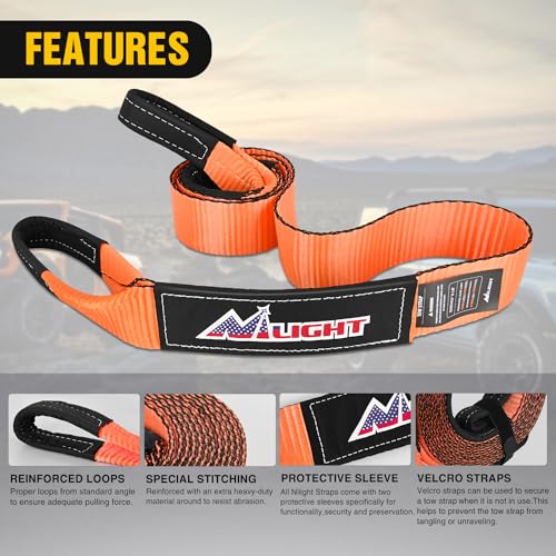3" x 8' Tree Saver Tow Strap Lab Tested 31