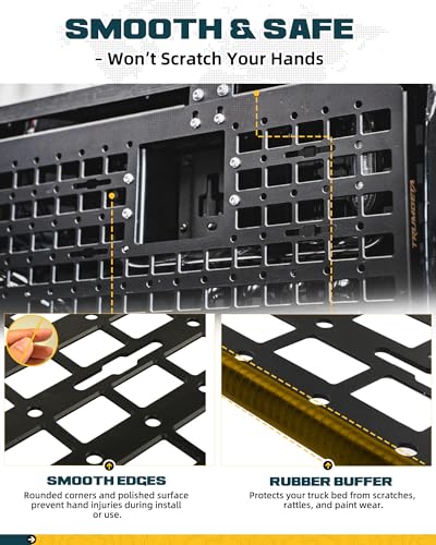 Side Bed MOLLE Panel Fit for 5.5 Feet Ford F150 2015