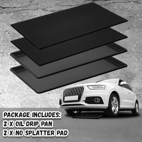2 Sets Oil Catch Pan with Anti