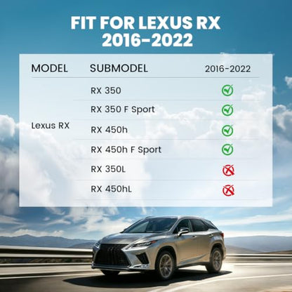 Floor Mats for Lexus RX350 RX450h 2016