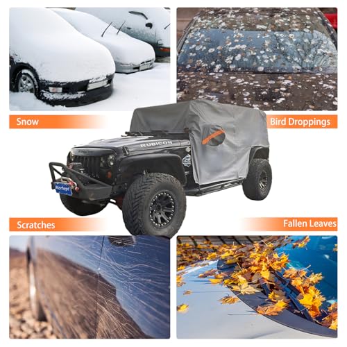 Waterproof Cab Cover for Jeep Wrangler JK JL 4 Door