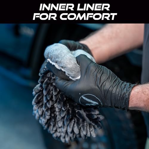 Microfiber Chenille Wash Mitts for Cars (2 Count)