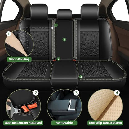 Bling Diamond Embroidered Seat Covers for Chevrolet Chevy Colorado 2015