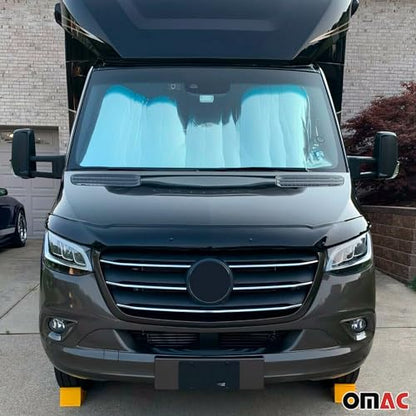 Set Bug Shield Deflector & Window Visor for Mercedes Sprinter W907 910 2019 (3 Count)