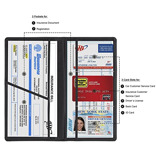 Car Registration & Insurance Card Holder