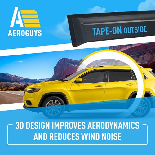 Extra Durable Window Deflectors Tape (4 Count)