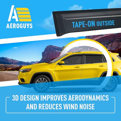 Extra Durable Window Deflectors Tape (4 Count)
