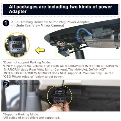 4K Dash Cam Custom fit for GMC Yukon
