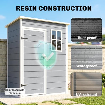 5' x 3' Outdoor Storage Shed