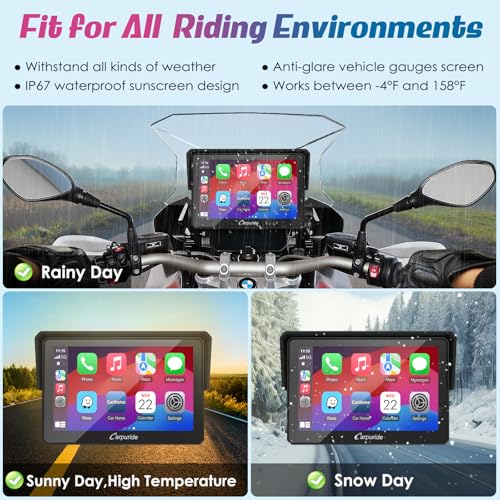 W502B 5" for BMW R1200GS R1250GS S1000XR Motorcycle