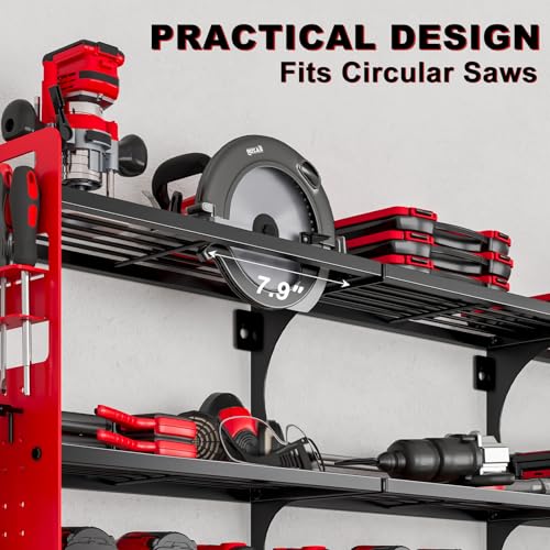 64" Garage Power Tool Wall Organizer