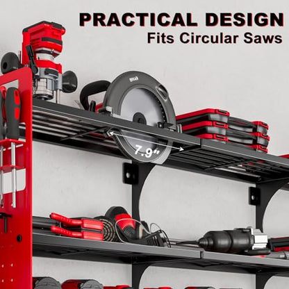 64" Garage Power Tool Wall Organizer