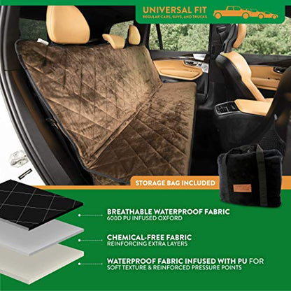 Velvet Rear Car Seat Protector w