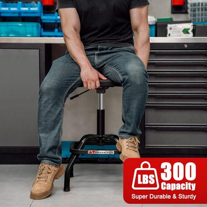Shop Stool with Backrest