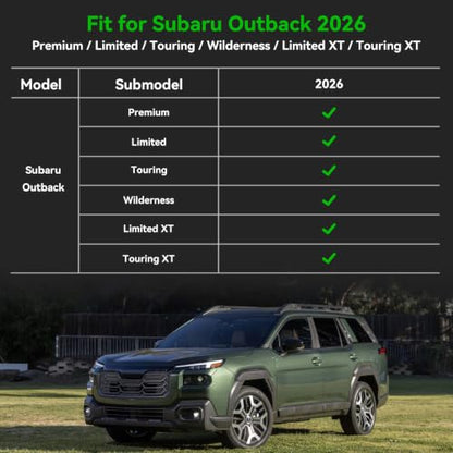 for Subaru Outback Floor Mats 2026