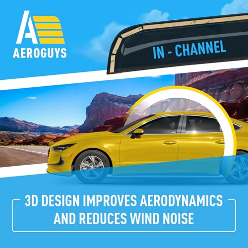 Extra Durable Window Deflectors in (4 Count)