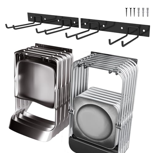 2Pack Folding Chair Storage Rack (2 Count)