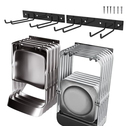 2Pack Folding Chair Storage Rack (2 Count)