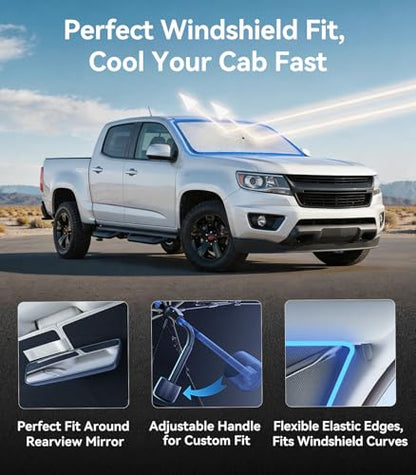 Windshield Sun Shade Umbrella Fit for Colorado 2015